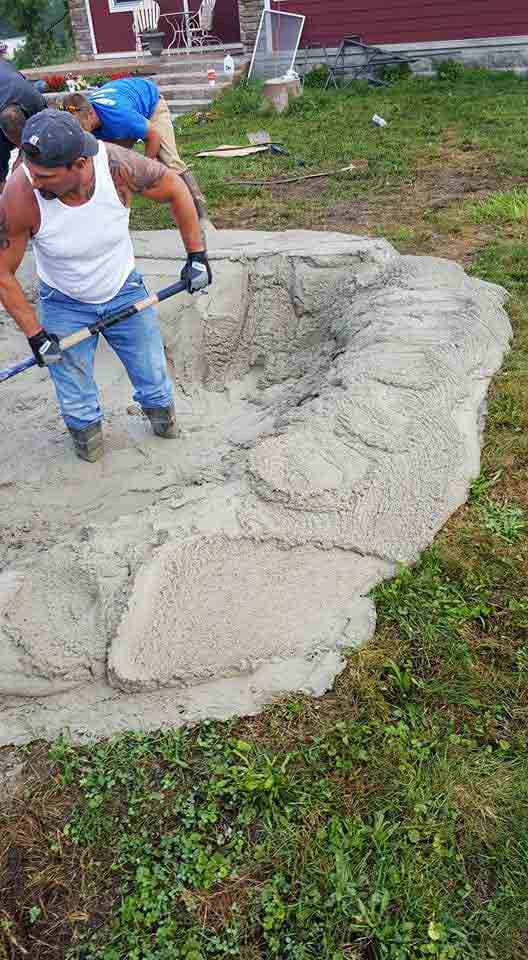 Decorative Concrete Pour